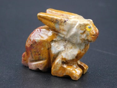 STONE RABBIT VINTAGE ANTIQUE