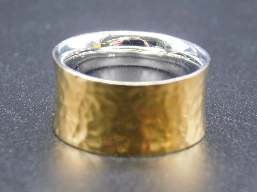GOLD PLATED STERLING RING SIZE 7 VINTAGE ANTIQUE: GOLD PLATED STERLING RING SIZE 7 VINTAGE ANTIQUE ANY PURCHASE OF GOLD, SILVER, OR DIAMONDS OVER $300 WILL REQUIRE PAYMENT VIA WIRE TRANSFER OR CASH.