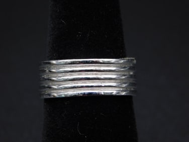 STERLING SILVER RING SIZE 7 VINTAGE ANTIQUE