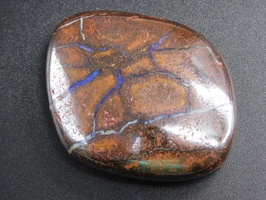 BOULDER OPAL ROCK STONE LAPIDARY SPECIMEN: BOULDER OPAL ROCK STONE LAPIDARY SPECIMEN