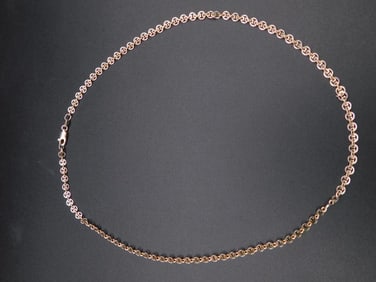 STERLING SILVER 18 INCH CHAIN VINTAGE ANTIQUE