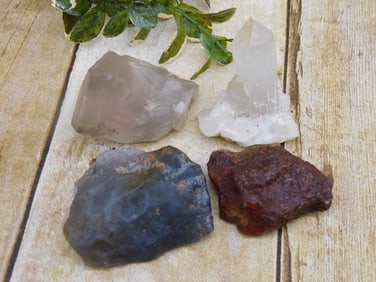 MIXED ROUGH ROCK ROCK STONE LAPIDARY SPECIMEN