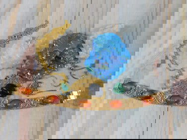 MIXED LOT ROCK STONE LAPIDARY SPECIMEN