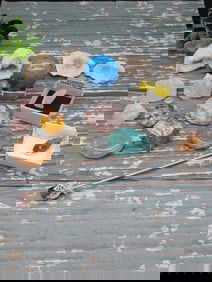 MIXED LOT ROCK STONE LAPIDARY SPECIMEN