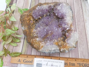 Natural Amethyst Geode Cluster Specimen