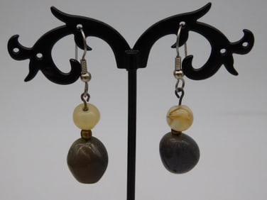 Dangle Hook Beaded Earrings