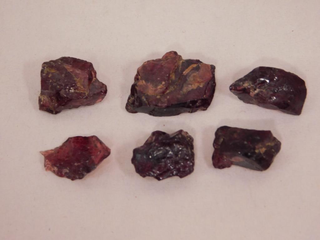 GARNET ROCK STONE LAPIDARY SPECIMEN: GARNET ROCK STONE LAPIDARY SPECIMEN