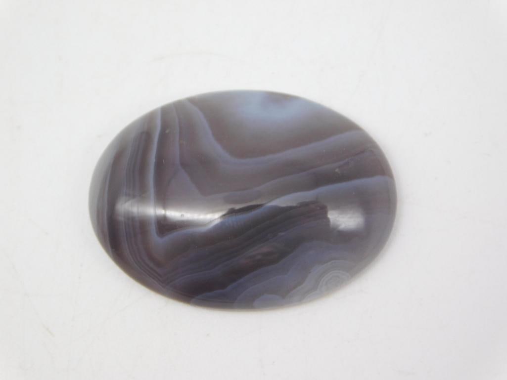 BOTSWANA AGATE CABOCHON CABOCHON ROCK STONE LAPIDARY SPECIMEN: BOTSWANA AGATE CABOCHON CABOCHON ROCK STONE LAPIDARY SPECIMEN
