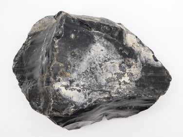 21 POUND OBSIDIAN ROCK STONE LAPIDARY SPECIMEN