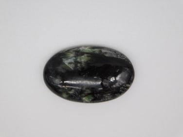 SERAPHINITE GOLDEN CABOCHON ROCK STONE LAPIDARY SPECIMEN