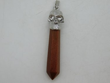 GOLDSTONE PENDANT ROCK STONE LAPIDARY SPECIMEN