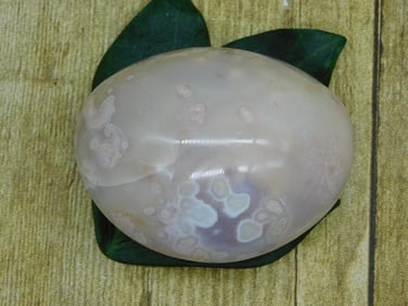 HATMANS FLOWER PETAL AGATE ROCK STONE LAPIDARY SPECIMEN