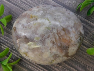 HATMANS FLOWER PETAL AGATE ROCK STONE LAPIDARY SPECIMEN