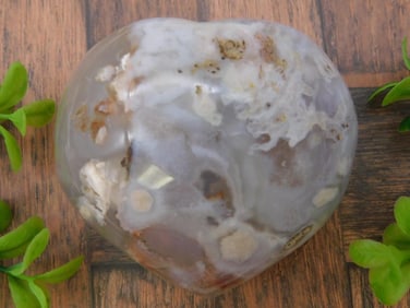 HATMANS FLOWER PETAL AGATE ROCK STONE LAPIDARY SPECIMEN