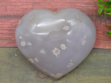 HATMANS FLOWER PETAL AGATE ROCK STONE LAPIDARY SPECIMEN