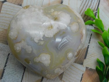 HATMANS FLOWER PETAL AGATE ROCK STONE LAPIDARY SPECIMEN