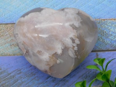 HATMANS FLOWER PETAL AGATE ROCK STONE LAPIDARY SPECIMEN