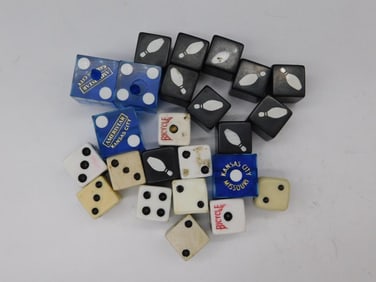 PLAYING DICE VINTAGE ANTIQUE
