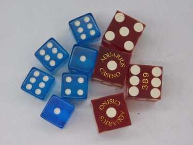 PLAYING DICE VINTAGE ANTIQUE