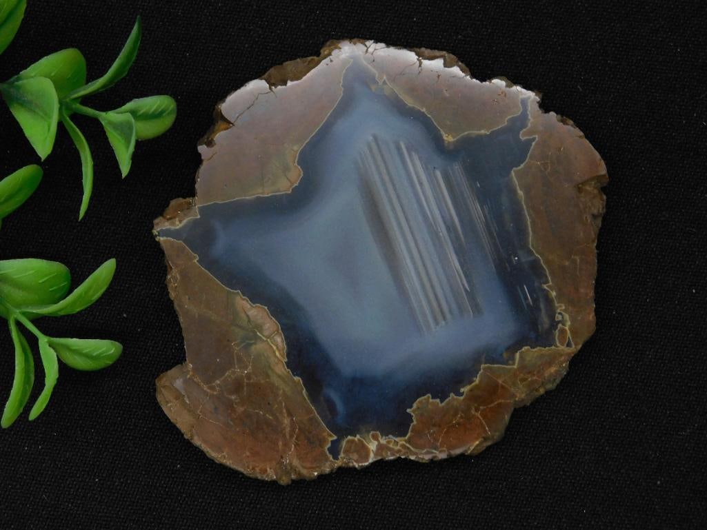 THUNDER EGG AGATE ROCK STONE LAPIDARY SPECIMEN: THUNDER EGG AGATE ROCK STONE LAPIDARY SPECIMEN<