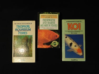 Three Books on Aquatic Fishes and Koi