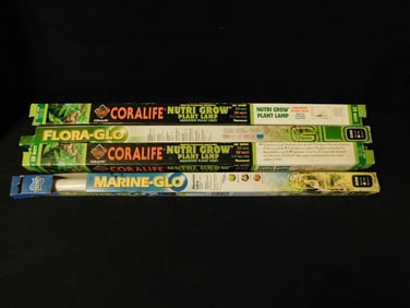 Aquarium Fluorescent Light Bulbs ? Coralife, Flora-Glo, Marine-Glo
