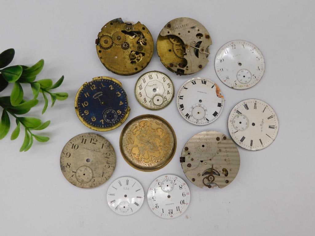 Vintage Watch Faces and Movements Lot Watchmakers Watchmaking Tools Vintage Antique (1 of 6)