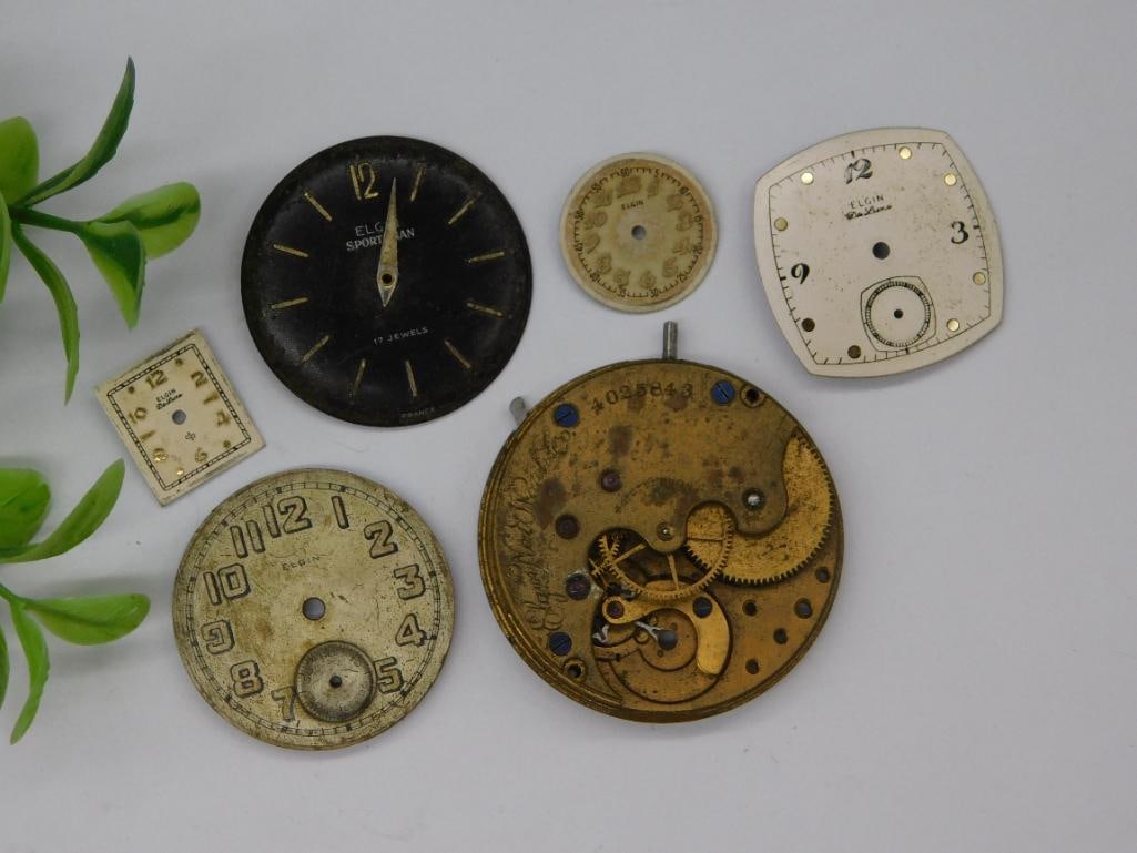 Vintage Watch Dials and Movement Pieces WATCHMAKER WATCHMAKING TOOLS (1 of 3)
