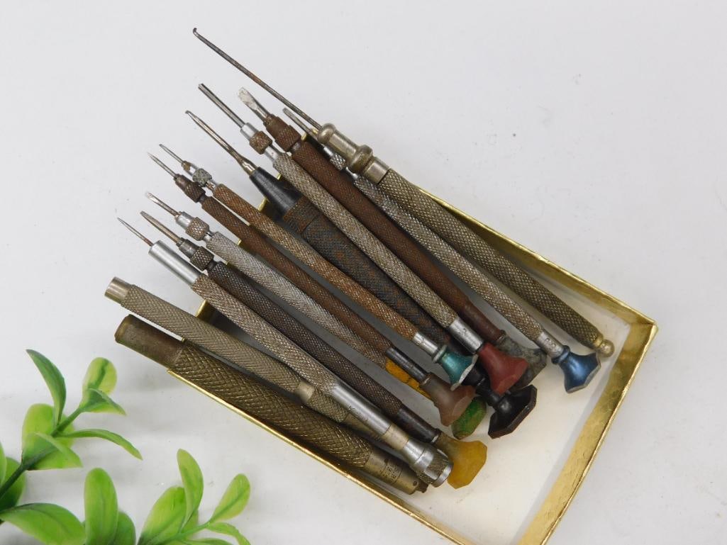 Vintage Watchmaker Screwdrivers WATCHMAKER WATCHMAKING TOOLS (1 of 2)