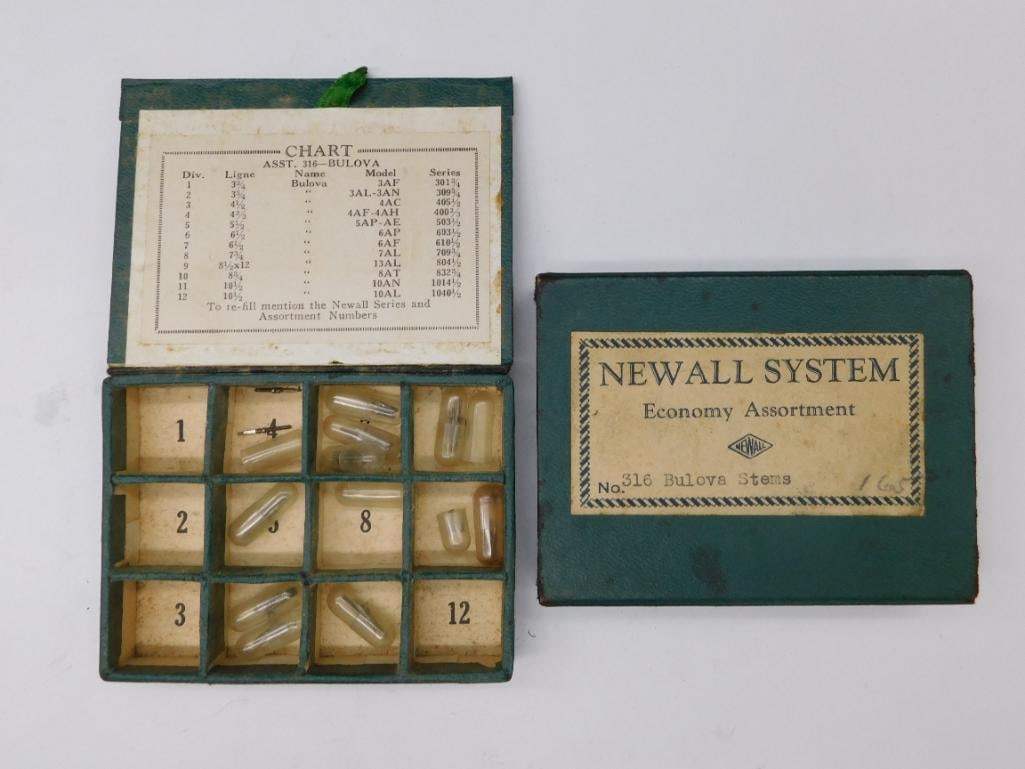 Newall System Economy Assortment No. 316 Bulova Stems WATCHMAKER WATCHMAKING TOOLS (1 of 4)
