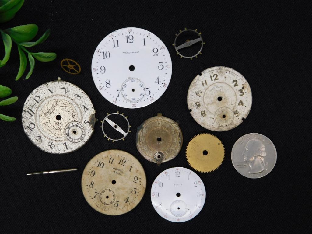 Vintage Watch Faces and Gears WATCHMAKER WATCHMAKING TOOLS (1 of 1)