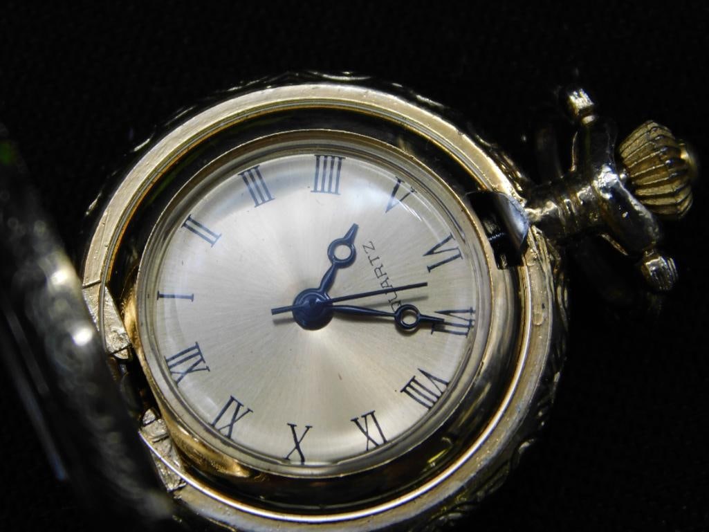 Vintage Gold-Toned Pocket Watch with Ornate Floral Design WATCHMAKER WATCHMAKING TOOLS (1 of 3)