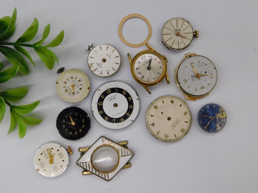 Vintage Watch Movements and Dials Collection WATCHMAKER WATCHMAKING TOOLS (1 of 2)