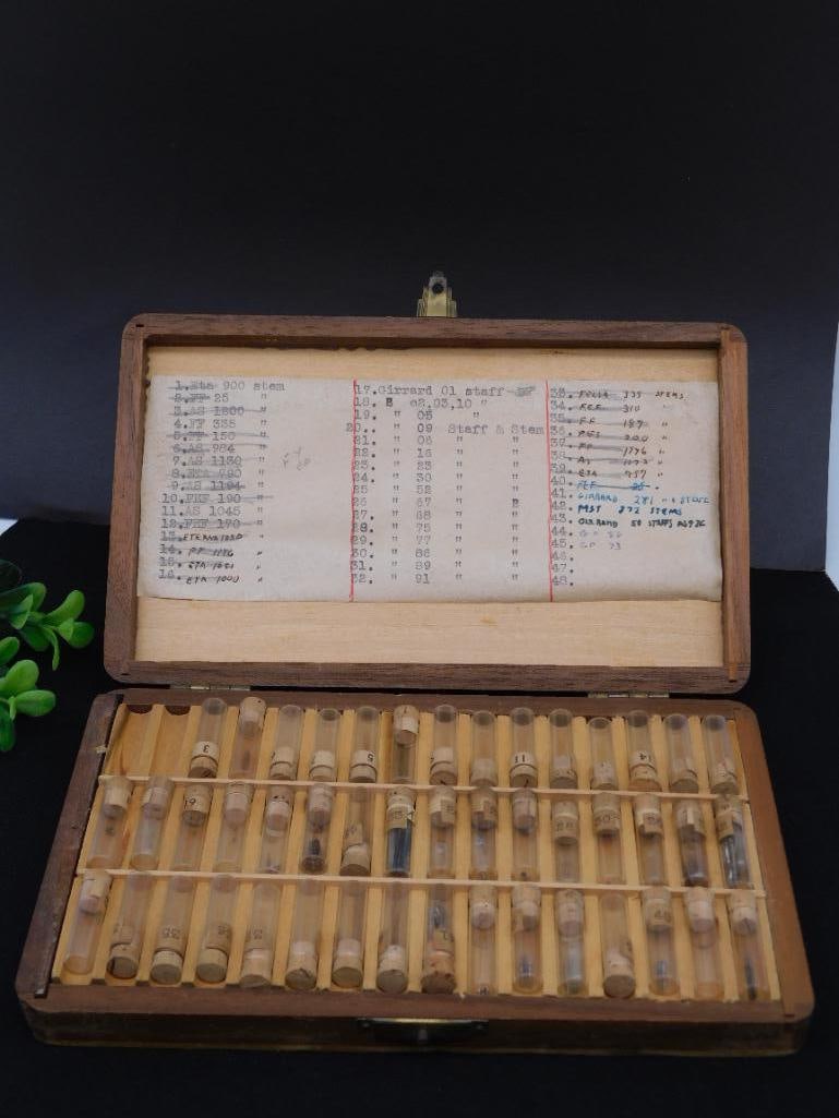 Vintage Q.C. Marshal Co. Watchmakers Parts Set WATCHMAKER WATCHMAKING TOOLS (1 of 5)