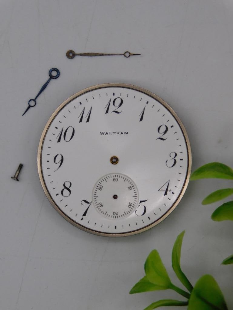 Waltham Watch Dial, Movement, and Hands Set WATCHMAKER WATCHMAKING TOOLS (1 of 3)