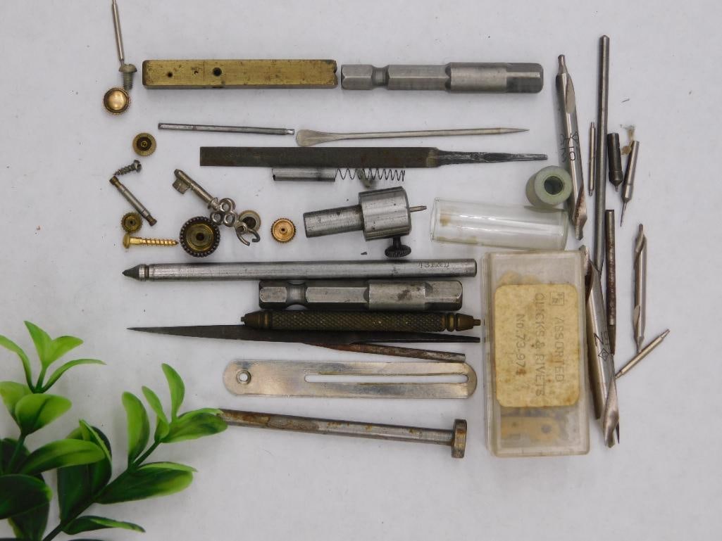 Watchmaking Tools And Components Lot WATCHMAKER WATCHMAKING TOOLS (1 of 4)