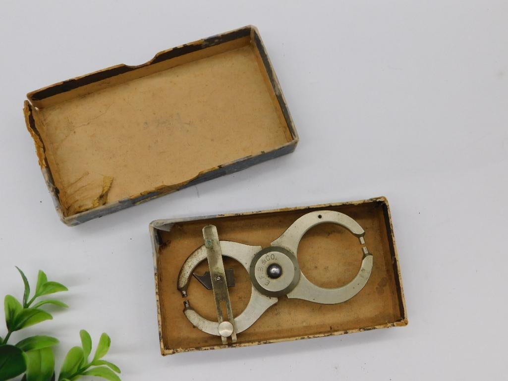 Vintage Brown & Sharpe FB & Co. Circular Caliper WATCHMAKER WATCHMAKING TOOL (1 of 3)