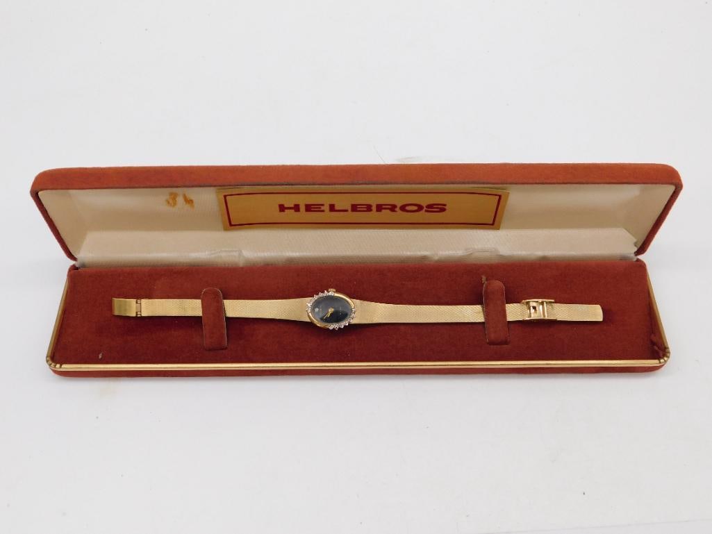 Helbros Quartz Women?s Wristwatch in Original Box WATCHMAKER WATCHMAKING TOOL (1 of 6)