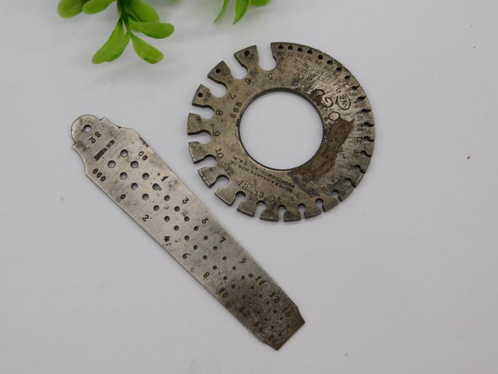 Vintage Wire and Sheet Metal Gauge Tools WATCHMAKER WATCHMAKING TOOL (1 of 4)