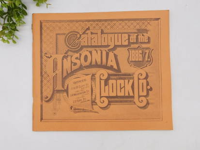 Reprint of 1886-7 Ansonia Clock Co. Catalogue WATCHMAKER WATCHMAKING TOOLS: - Reprint of the 1886-7 Ansonia Clock Co. Catalogue. | - Dedicated to the Silver Jubilee of the National Association of Watch and Clock Collectors in 1968. | - Features replicas of original clock desi