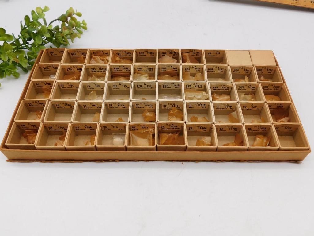 Vintage Watch Crystal Lot with Original Boxes WATCHMAKER WATCHMAKING TOOLS (1 of 4)