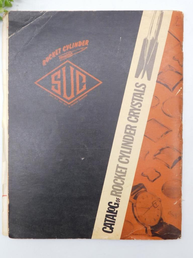 Vintage Catalog of Rocket Cylinder Crystals WATCHMAKER WATCHMAKING TOOLS (1 of 3)