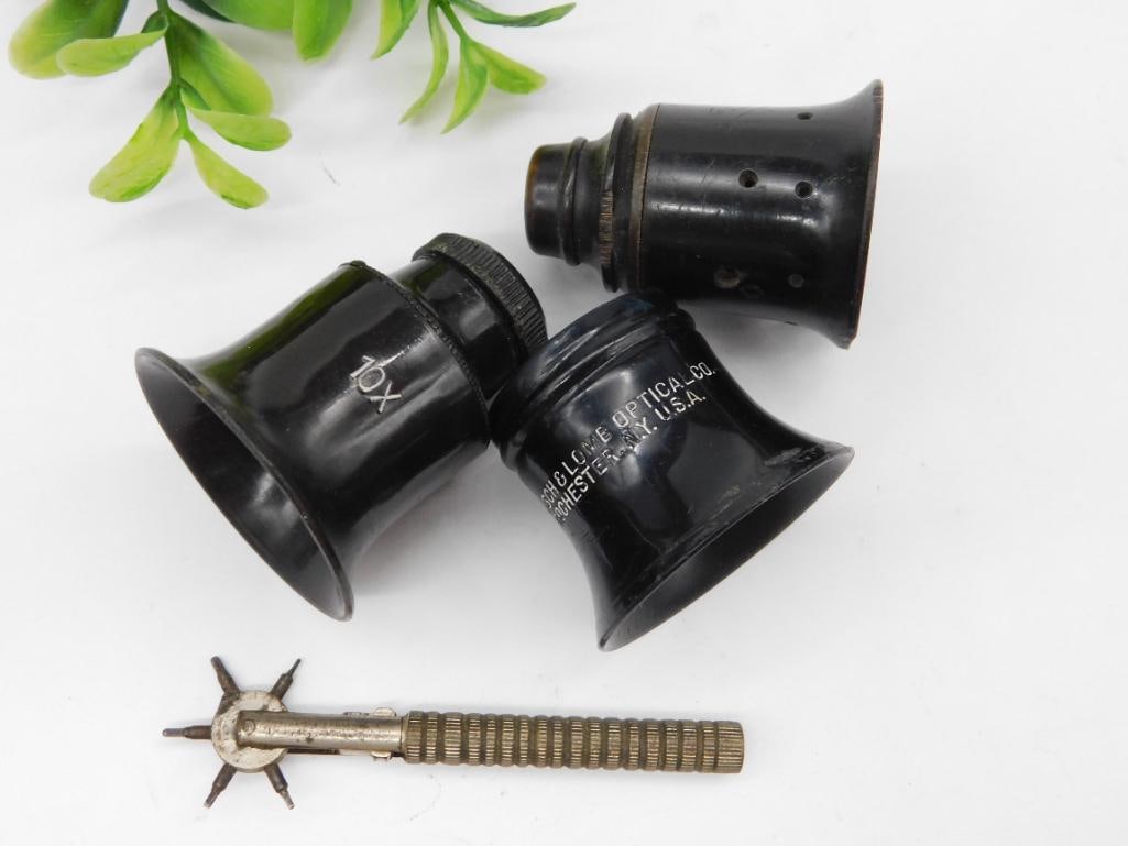 Vintage Magnifying Loupes and Marking Tool WATCHMAKER WATCHMAKING TOOLS (1 of 2)