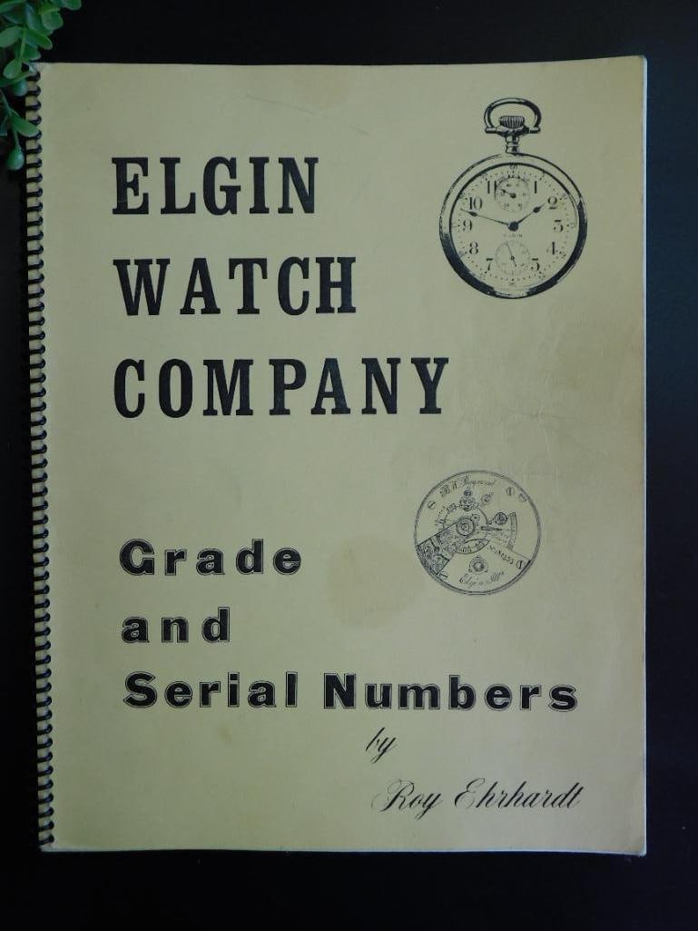 Elgin Watch Company Grade and Serial Numbers Reference Book WATCHMAKER WATCHMAKING TOOLS (1 of 5)