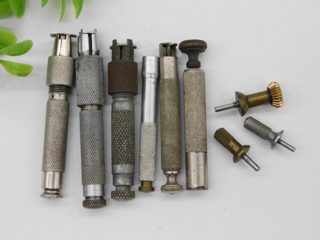 Vintage Machinist Tools and Attachments WATCHMAKER WATCHMAKING TOOLS (1 of 2)