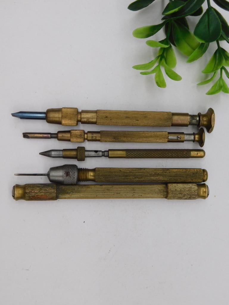 Vintage Push Drills and Screwdrivers WATCHMAKER WATCHMAKING TOOLS (1 of 3)