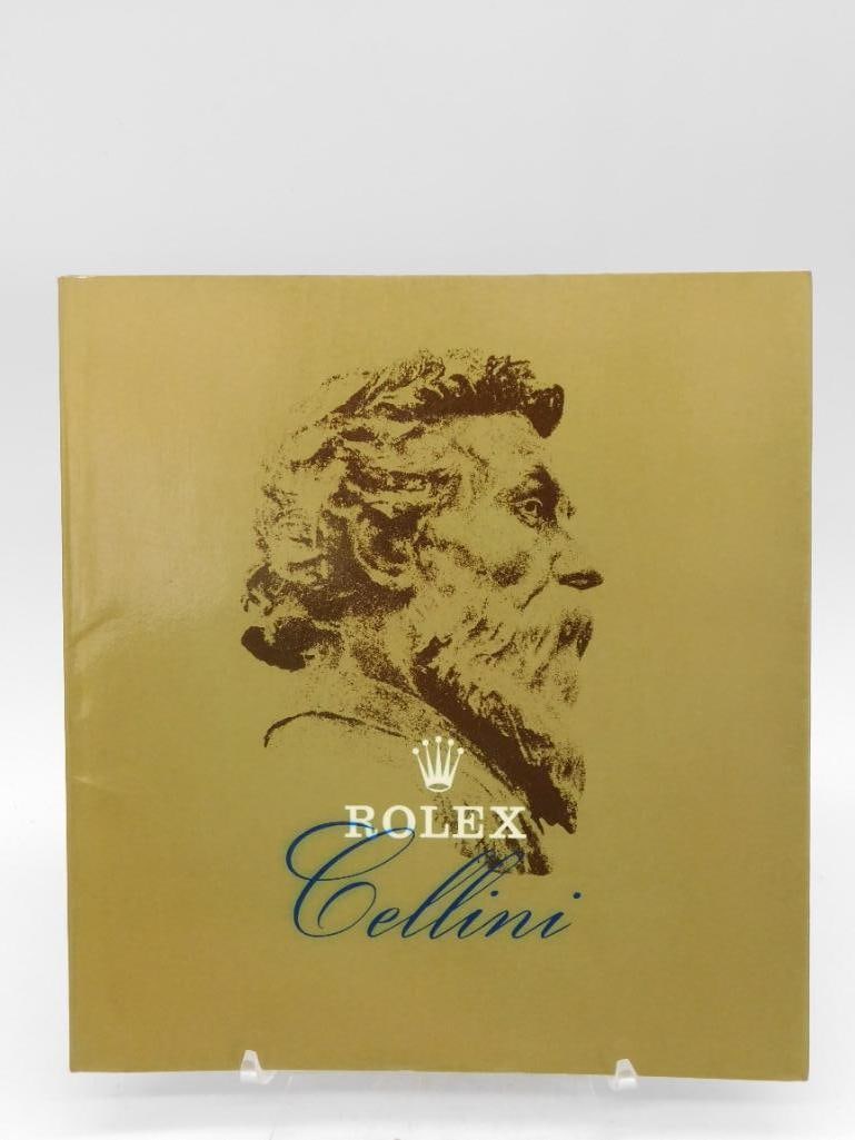 Rolex Cellini Catalog with Gold Cover Design Book WATCHMAKER WATCHMAKING TOOLS (1 of 4)