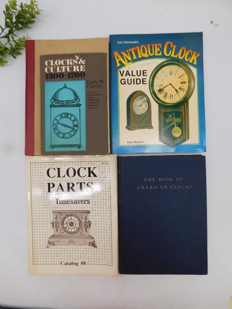 Vintage Clock Reference Books Lot: Collectors and Repairs (1 of 7)