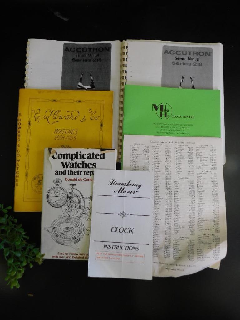 Books and Manuals on Watches and Clocks (1 of 4)