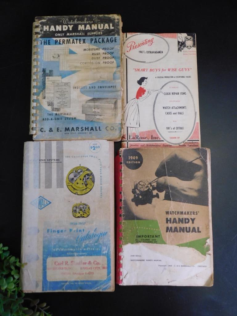 Vintage Watchmaker Manuals, 4-Piece Lot, 1950s (1 of 4)